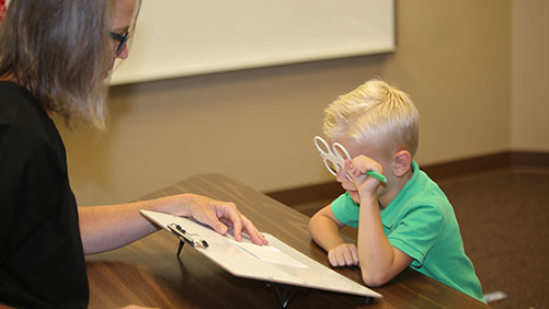 Conditions such as eye turns (strabismus), lazy eye (amblyopia), difficulties with depth perception, problems viewing 3D, eye teaming, double vision and more can very often be resolved with Vision Therapy. 